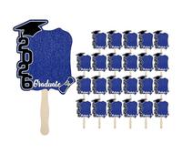 DIY Diploma Portrait Wavers - Festive Cheer Accessories, Memory Pack with Print Feature, Occasion Decor Collection, Creative Choice, Grip Handle Display for Honoring Academic Milestones