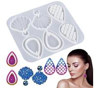 DIY Earring Pendant Molds - Silicone| Resin Casting Mold Set