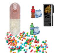 Diy Explosión Perlas Bola, 2000 piezas de cuentas para hacer estallar mezcladas y 1 pieza de máquina para hacer estallar, cuentas con sabor a cigarrillo, cigarrillos mentolados