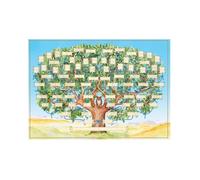 Diy Family Tree Chart Family Tree Diagram 6 Generation Fillable Ancestry Chart Diy Canvas Genealogy Gifts for Living Room Decorations