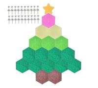 DIY Felt Christmas Tree - 130x150cm Reusable Holiday Wall Craft, Interactiv