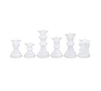 Diy Glue Mold Chess Party Leisure Puzzle Board Game Classic Checkers Board Crystal Epoxy Mold For Resin Crafts Making Chess Pieces