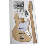 DIY Guitarra Cuerpo Reemplazo Kit De Bajo De 4 Cuerdas Para Armar Uno Mismo Con Cuerpo De Tilo Mástil De Arce Diapasón Y Otros Accesorios