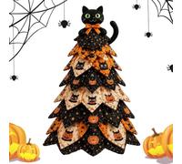DIY Halloween Quilt Tela Set 3D Acolchado DIY Suave, Y | Decoración de chimenea de Halloween hecha a mano para parejas adultas, familias, niños, niñas