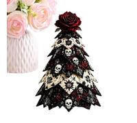 DIY Halloween Quilted Fabric Tree Kit, Handmade Sewing Art Project, 23cm