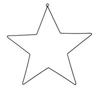 DIY hierro forjado estrellas de metal estrellas alambre corona marco aro macramé anillos para hecho a mano atrapasueños suministros de regalo de Año Nuevo