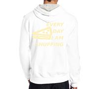 DIY I Bike Sf Sudaderas con capucha para hombre, Blanco, S