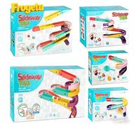 DIY Juguete Tobogán para Baño - 60 Pista Tobogán de Agua Juguetes de Baño, Pista De Agua con Ventosas Fuertes, Juego De Ducha para Niños con Bolas |Bañera de Pared Juguetes para Niños y Niñas