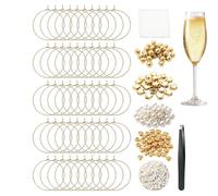 DIY Keepsake Wine Charm Craft - Tweezers Resin Making DIY Craft Supplies