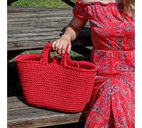 DIY Kit de Crochet Bolsa para la compra a ganchillo Lipstick Red
