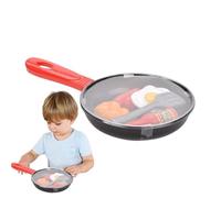 DIY Kitchen Toy Set - Pretend Cooking Play Fry Pan Kit, Includes Pans, Utensils, Food Accessories, Safe and Durable Materials, Interactive Role for Kids | Learning Playset Boys Girls Ages 3+ Home Gift