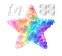 DïY - Lámpara LED Thundercloud alimentada por USB, con iluminación sincronizada con música, kit de luz 3D Big Cloud Lightnïngs, iluminación nocturna de techo, eficiencia energética, para escritorios