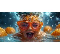 DIY Large Size Diamond Painting Kits， Mujer PiñA 5D Redondo Completo Diamand Pintura Cristal Bordado Cruz Cuadros Crafts，De La Pared Del Hogar Decoración，Regalos Para Jóvenes 50x100cm KH7Y-51