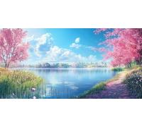 DIY Large Size Diamond Painting Kits， Polvo De NiñA 5D Redondo Completo Diamand Pintura Cristal Bordado Cruz Cuadros Crafts，De La Pared Del Hogar Decoración，Regalos Para Jóvenes 80x160cm KH7Y-543