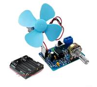 DIY LM358 - Kit de circuito de control de motor, tablero de entrenamiento de soldadura para CC para regulación de pwm, STEM, aprendizaje electrónico, construcción de habilidades electrónicas, 47 x 34
