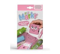 COLOP - COLOP Marky Rosa Personalizable Niño amigable Bricolaje Textil Estampilla Kit - 1 Juego