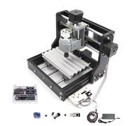 DIY Mini 1610 PRO fresadora de 3 ejes GRBL Control CNC Router Kit Grave PVC, PCB, plástico, máquina de grabado de madera CNC1610 Pro con pinza ER11