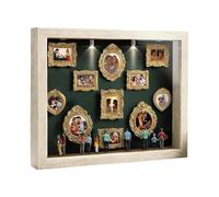 DIY Mini Foto Frame Museum - Conjunto De Marcos De Pantalla De Fotos Personalizados, Kit De Escaparate De Decoración De Mesa | Portafotos 11 Piezas Con Figuras | Ornamento De Cumpleaños De Boda De S