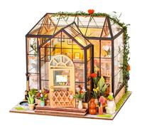 DIY Miniatura casa floristería artesanía casa de muñecas Kit Modelo casa de muñecas DIY DIY Regalos de cumpleaños para Adultos Mujeres niñas Jennys casa de Flores
