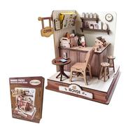 DIY Miniature Set - Craft Model Kit, Tiny Furniture Collection, Decoration Pieces, Resin Detailed Parts Assembly Hobby Kit | Miniature Kits For Décor Crafting Projects Used