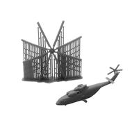DIY Modelo De Avión 1/2000 1/700 1/400 1/350 Escala Utilitario Helicóptero Mi-26 Halo Molde De Resina De Avión En Miniatura(1/700 (60mm))
