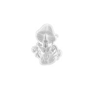 DIY Mushroom Man Ornament Silicone Mould Crystal Resin Epoxy Handicraft Casting Mold Handmade Home Decoration Craft