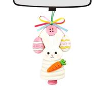 DIY Ornament Kit - Button Bunny Craft Set, Bunny, Carrot, and Egg Pendant Making Set, Colorful DIY Ornament Craft Kit, Beginner-Friendly Holiday Crafts for Easter, Christmas, Birthday, Handmade Gift