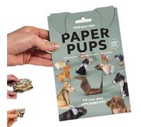 Diy Paper Cats,50 Pcs Diy Paper Cats Craft Kit,fun 3d Paper Dog & Cat & Dinosaur Models,Creative Origami Animal Kit,Desk Decor, Fun Craft Activity for Adults & Kids-B