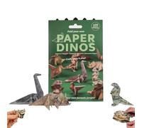 Diy Paper Cats,50 Pcs Diy Paper Cats Craft Kit,fun 3d Paper Dog & Cat & Dinosaur Models,Creative Origami Animal Kit,Desk Decor, Fun Craft Activity for Adults & Kids-C