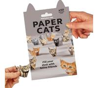 DIY Paper Cats Kit, Cute Kitten Origami Papercraft Kit, Fun 3D Paper Dog & Cat & Dinosaur Models, Fun Craft Activity for Adults & Kids, Desk Decoration & Gift for Kitty Lovers (Cat)