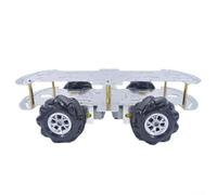 DIY para Mecanum Wheel Robot Car Kit con chasis de Metal Motor Smart 4WD Vehículo para Arduino para Raspberry Pi Robótica Proyectos