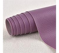 DIY Parche Reparación De Cuero artificial duradero PU autoadhesivo Cuero Fix Parche de reparación de sofás Subsidios de tela para Asiento de Coche,Muebles Púrpura claro 35 x 137 cm