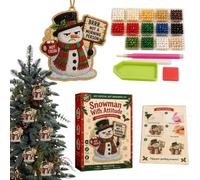DIY Pearl Art Gems - Handmade Christmas Holiday Painting Decorations Set | Pearl Rhinestones Art Kits Adults for Holiday Crafts Beginners DIY Home Women Mother's Day