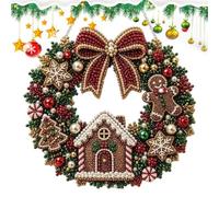 DIY Pearl Painting Kits | Sparkling Rhinestone Artwork Door Ornament | DIY Pearl Painting Kits | Sparkling Rhinestone Artwork Door Ornament | Pearl Art Christmas Wreath | for Home Bedside Living