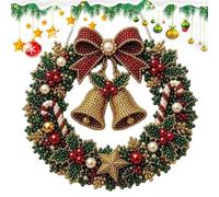 DIY Pearl Painting Kits | Sparkling Rhinestone Artwork Door Ornament | DIY Pearl Painting Kits | Sparkling Rhinestone Artwork Door Ornament | Pearl Art Christmas Wreath | for Home Bedside Living