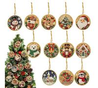 DIY pintura de perlas-s de diamantes de imitación brillante hecho a | Arte de perlas navideñas DIY para árbol sala de estar casa puerta jardín patio patio patio pared B