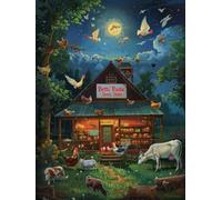 DIY Pintura por Números para Adultos Kit de, Animales de pastizales Cuadros para Pintar Colorear Numeros Pinturas Acrilicos con Pinceles, Para Principiantes y Niños Edades 80x110cm D7SS-650