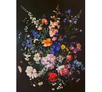 DIY Pintura por Números para Adultos Kit de, Flores coloridas Cuadros para Pintar Colorear Numeros Pinturas Acrilicos con Pinceles, Para Principiantes y Niños Edades 80x110cm D7SS-767