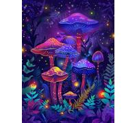 DIY Pintura por Números para Adultos Kit de, Setas de ensueño Cuadros para Pintar Colorear Numeros Pinturas Acrilicos con Pinceles, Para Principiantes y Niños Edades 50x70cm D7SS-634