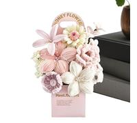 DIY Pipe Cleaners for Flowers, Craft Wire Stems, Flexible Floral Pipe Cleaners, Art and Craft Supplies, Wire Stems with Colorful Coating, Cleaner for Bouquet Making School