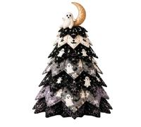 DIY Quilted Fabric Tree Kit | 3D Padded Quilted Soft Fun DIY Black Cat | Ha