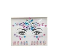 DIY Rhinestone Gemstone Eyeshadow Stickers Holiday Party Glitter Face Jewellery Nail Stickers Children Cute Art Tattoos(LZ003)