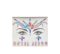 DIY Rhinestone Gemstone Eyeshadow Stickers Holiday Party Glitter Face Jewellery Nail Stickers Children Cute Art Tattoos(LZ004)