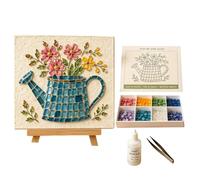 DIY Sea Glass Painting Art Kit - Flower Bird Sunlight Catcher Decor