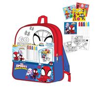 Diy Set Mochila Spidey Medidas 30.0x38.0x14.0 cm para Niñ@s con Asas Ajustables y Ergonómica | Mochila Infantil Comodidad y Ajuste con Espacio, Material Resistente y Fácil de Limpiar