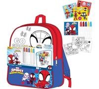 Diy Set Mochila Spidey Medidas 30.0x38.0x14.0 cm para Niñ@s con Asas Ajustables y Ergonómica | Mochila Infantil Comodidad y Ajuste con Espacio, Material Resistente y Fácil de Limpiar