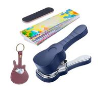 DIY Stanzer Für Plastikkarten, Um Einzigartige Gitarrenplektren Herzustelle | -Set Für Bass Plektrum für Auftritt, Studio, Reise, Zuhause, Show, Anfänger, Spieler, Musiker, Übung