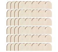 DIY Wood Trim - 24 Piece DIY Edge Molding for Home Decoration | Decorative Wood Trim Molding for Walls Cabinets Shelves Doors Christmas Craft Projects Professional Finish Natural Texture 1set