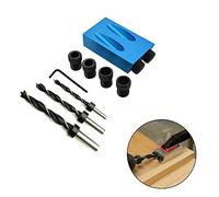 DIY Woodworking Pocket Hole Jig Talading Herramientas Tallado de tornillo Adaptador de tornillo Carpintería