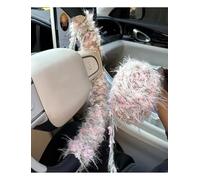 DIY Yarn Steering Wheel Grip, Winter Car Steering Wheel Wrap, for Cold Weather Steering Cover, Soft Knit Auto Interior(Color 1,200g/1-pack)